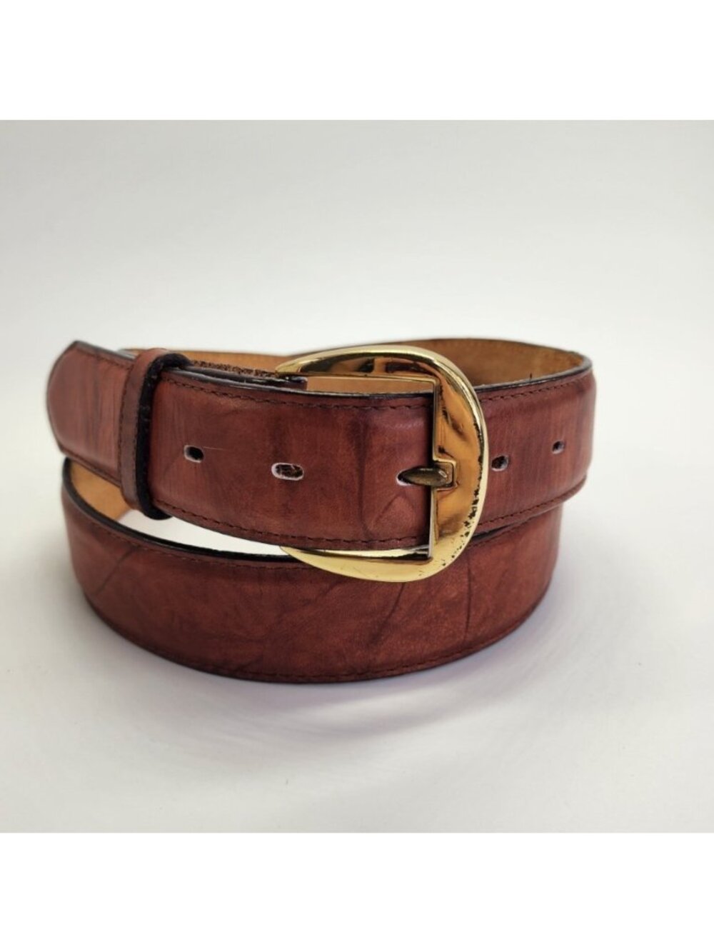 Tony Lama Made in USA Men's Size 36 0189L Western Leather Belt